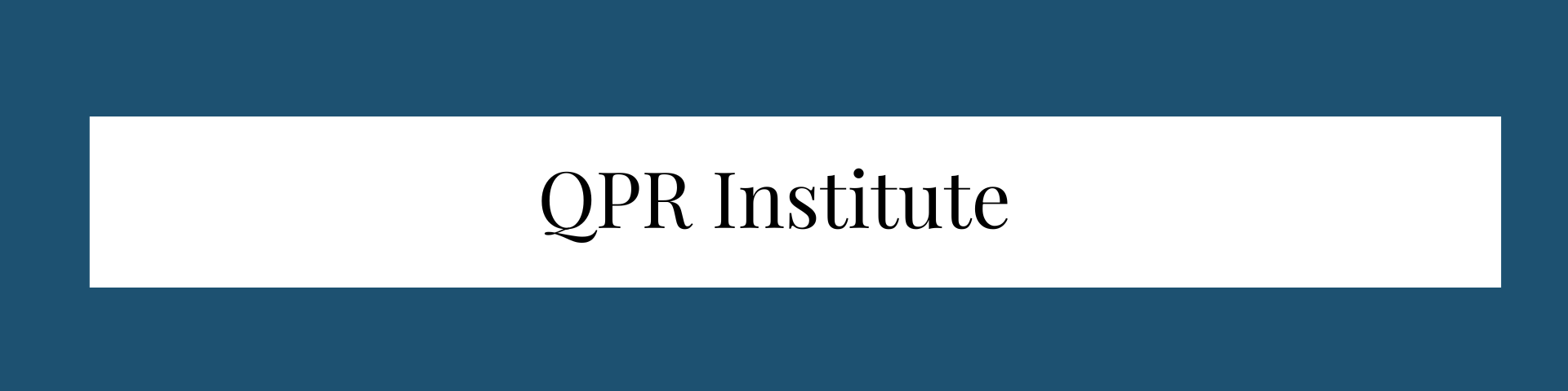 QPR Institute (Link)